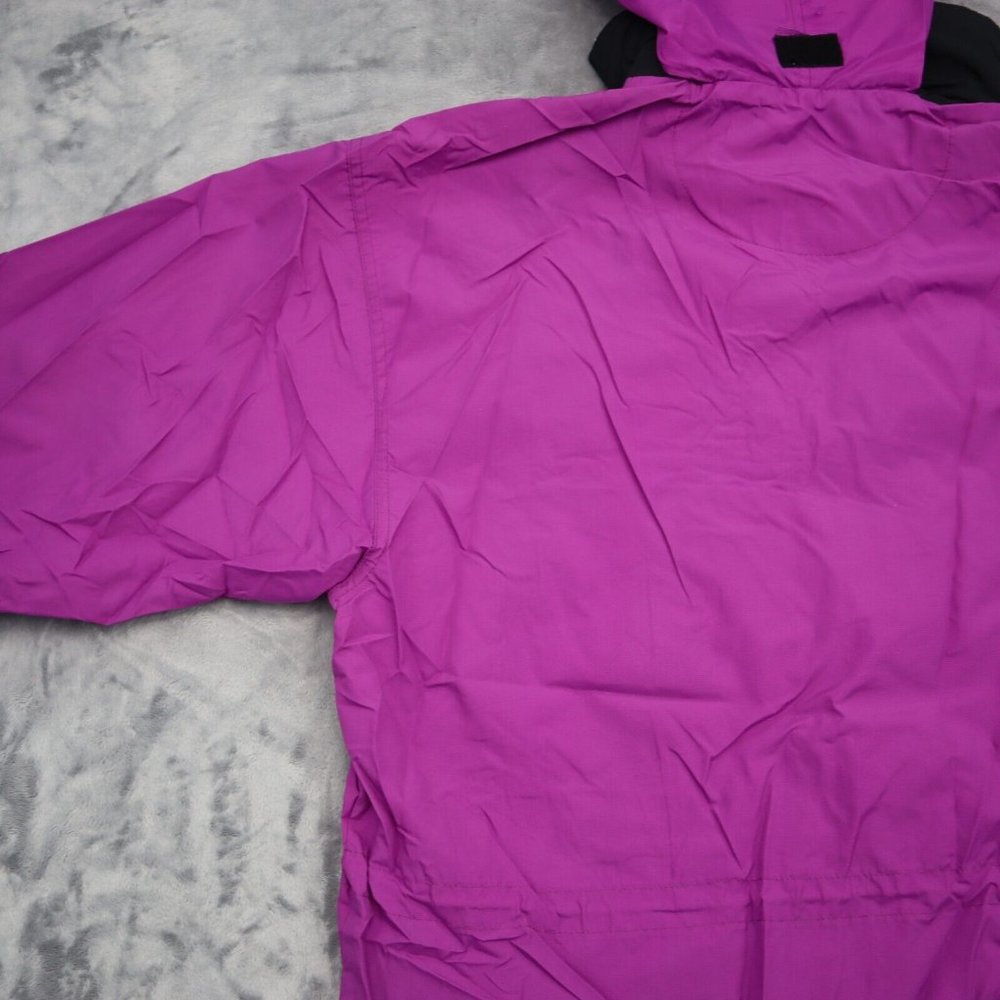 Sierra Experience Jacket Womens M Purple Long Sleeve Hooded Windbreaker - Picture 13 of 16